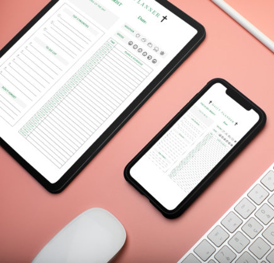 Printeable Daily Planner, Productivity, Daily Schedule , Daily to Do ...