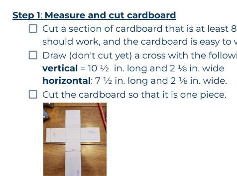 Fabric Cross Project Fabric Cross- Digital Instructions - Etsy