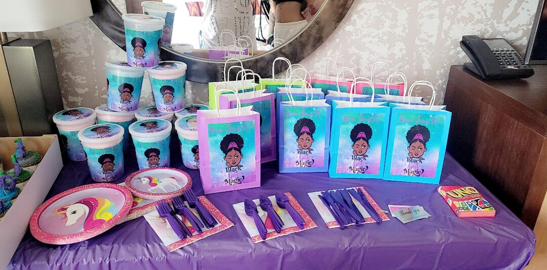 Black Girl Magic Party Pack Etsy