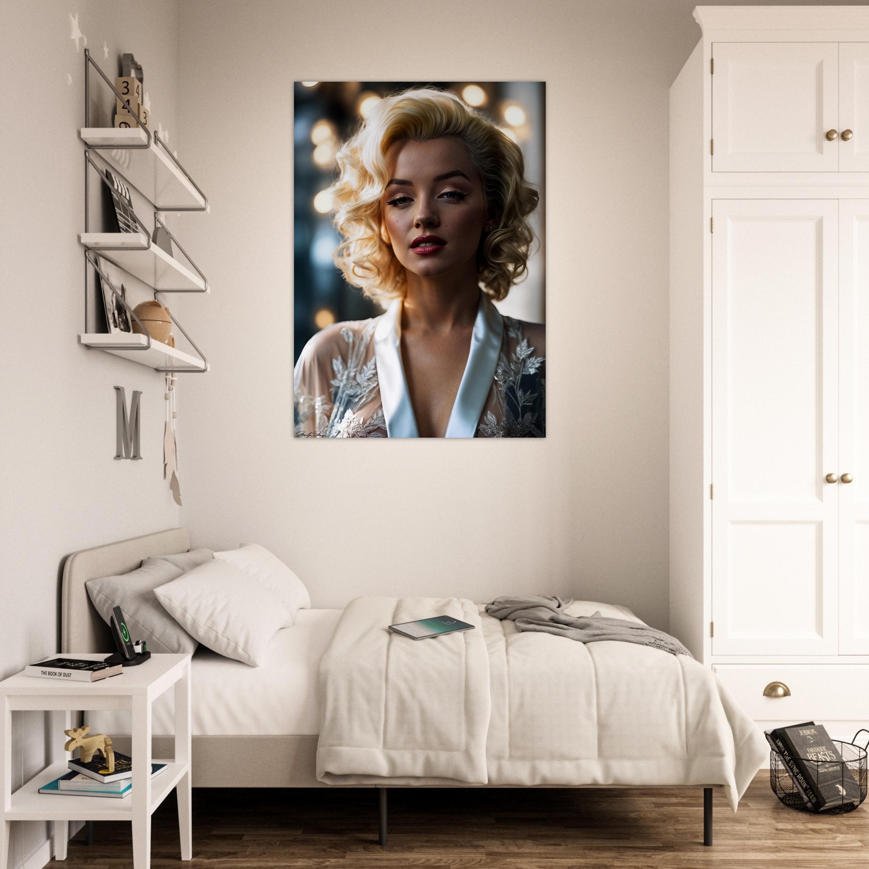 Marilyn Monroe Portrait Photo Poster Print, Wall Decor, Wall Art ...