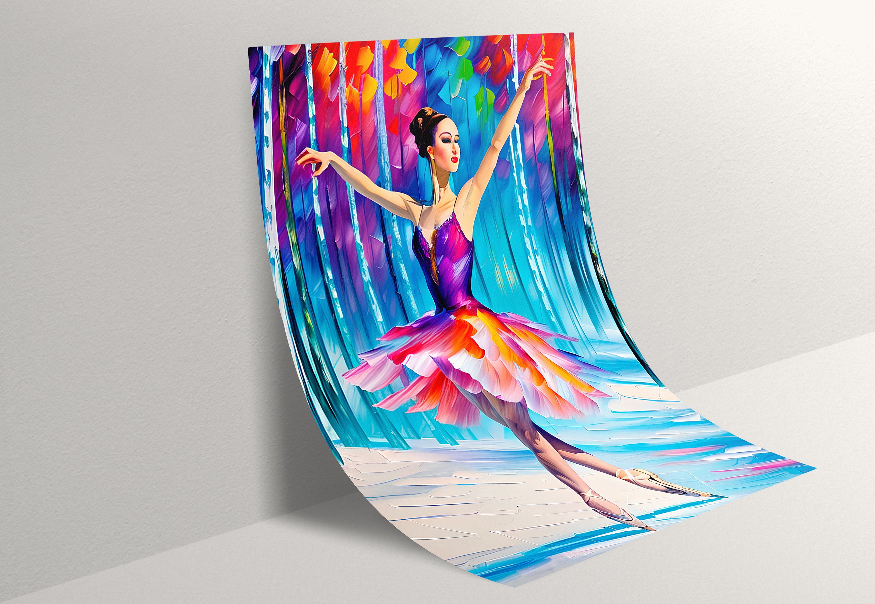 Ballet Dancer Art , Ballerina Print, Dance Wall Print, Ballet Dancer ...