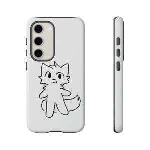Boykisser Meme Tough Cases, TikTok, white cat, tikTok cat, trending tiktok cat, tiktok furry, furry