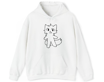 Unisex Heavy Blend™ Boykisser Hooded Sweatshirt, TikTok meme, popular cat