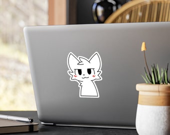 Trending TikTok Cat! Boykisser Meme Vinyl Cut Sticker, Kiss-Cut Vinyl Decals