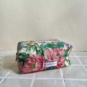 Kit - Toiletry bag - Makeup bag - Large kit - Upcycling - Unique piece