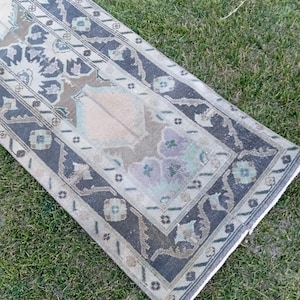 2x24 Rug,2x24 Runner Rug,Patchwork Runner,2x24 Vintage Rug,Stair Runner,Entryway Rugs,Corridor Rug,Vintage Runner,2.4x27 ft,Tax Free USA