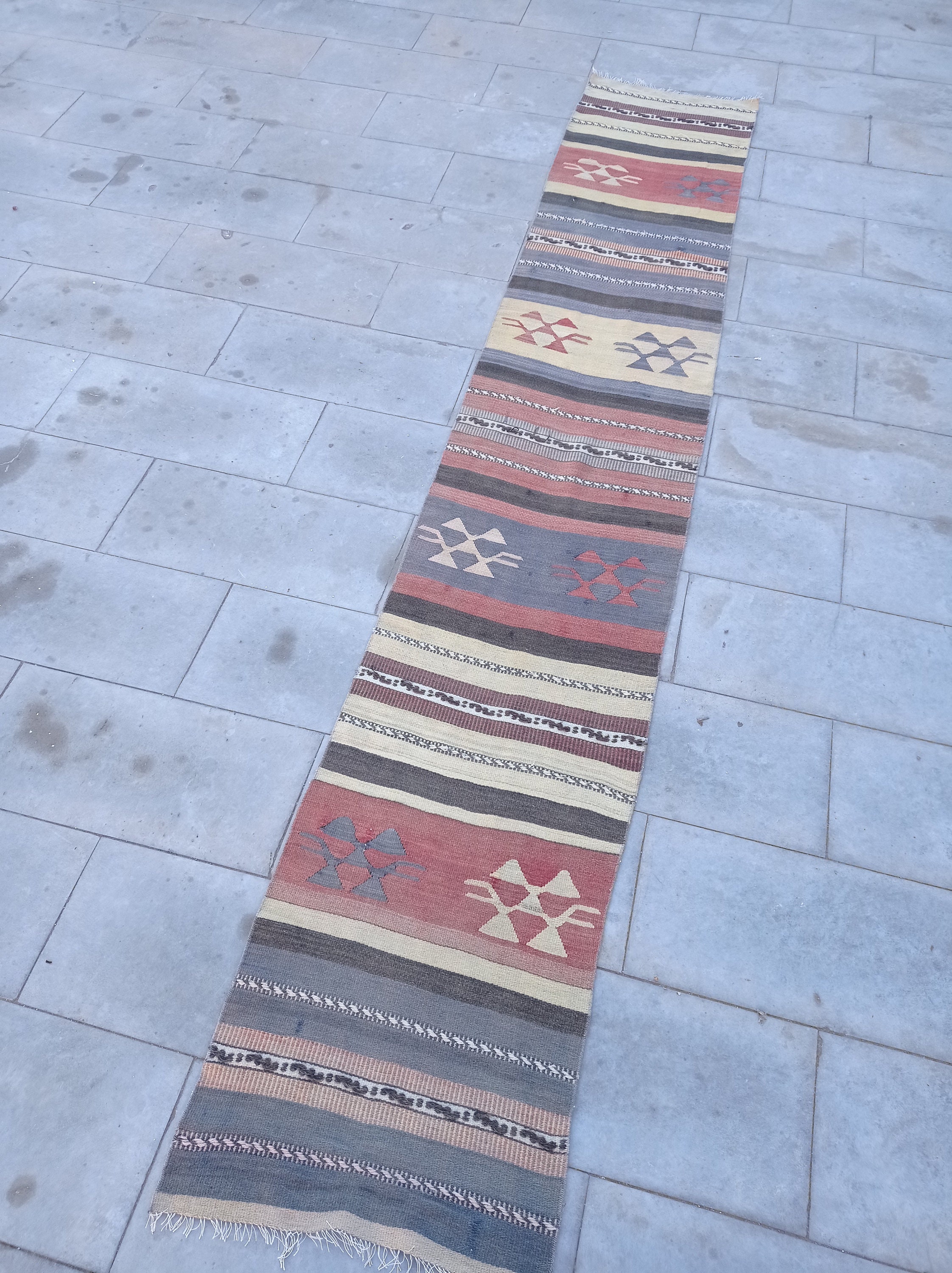 204cm×35cm キリムラグ　ランナーラグ　ウール　コットン　ネイティブ柄 ネイティブ柄 カーペット」の人気商品一覧 | 安い商品を通販サイトから