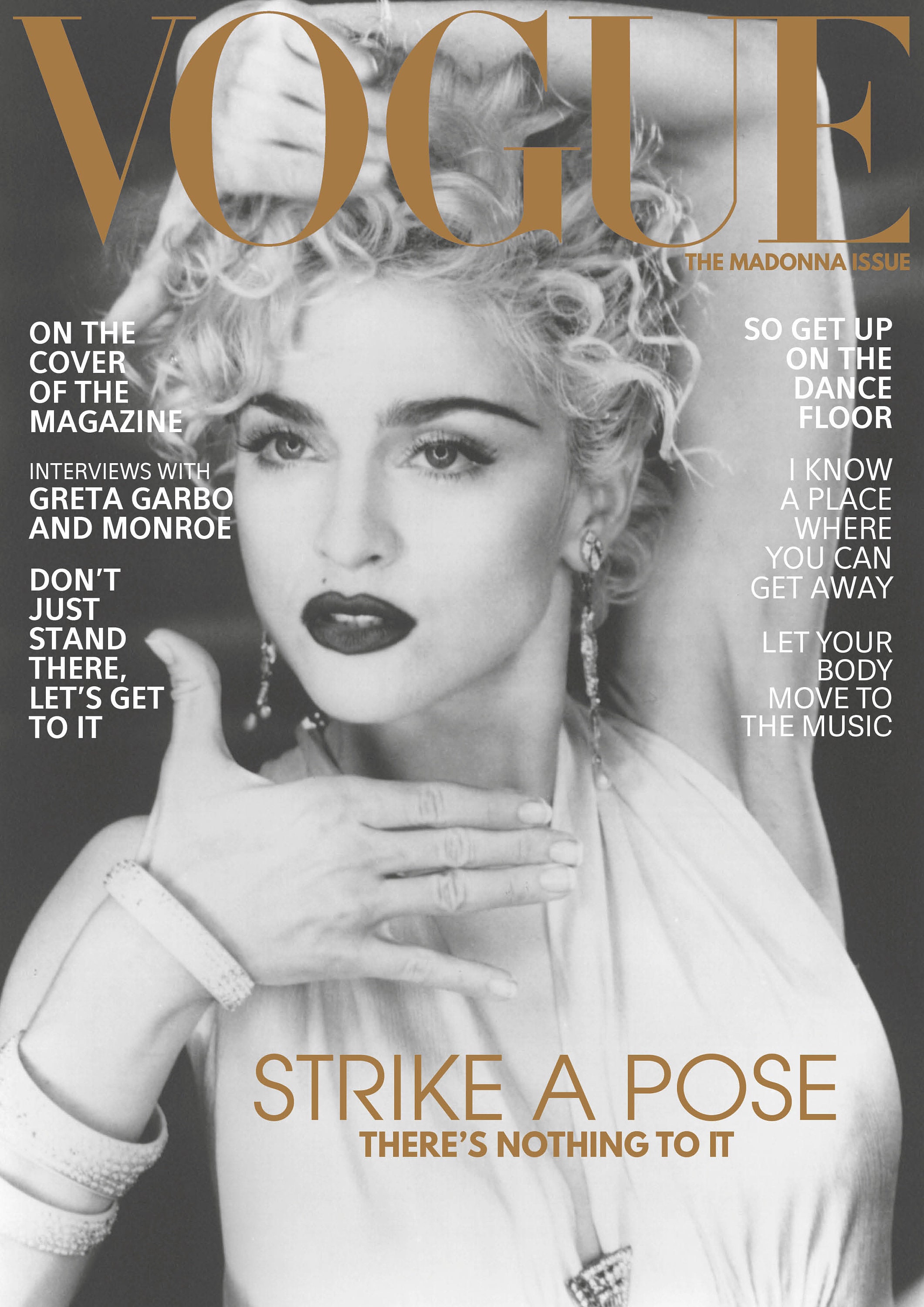 Vintage Madonna Poster, Madonna 90s Poster