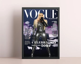 Madonna Celebration Tour Magazine A4 Cover Print Poster