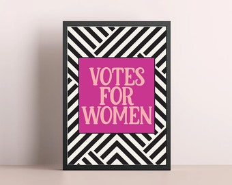 Suffragette Votes For Women Poster Picture Frame
