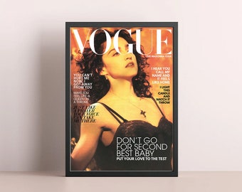 Madonna Vogue Magazine A4 Cover Like a Prayer Album Inspired