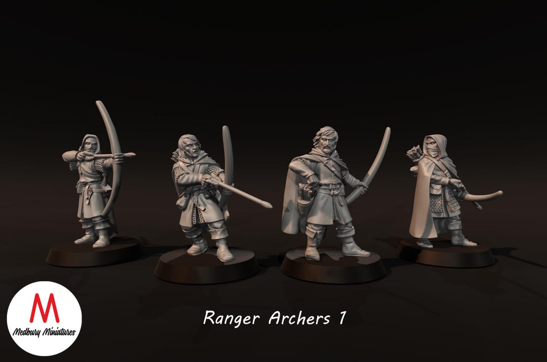 Ranger Archers 1 - Medbury Miniatures - 28mm - Etsy