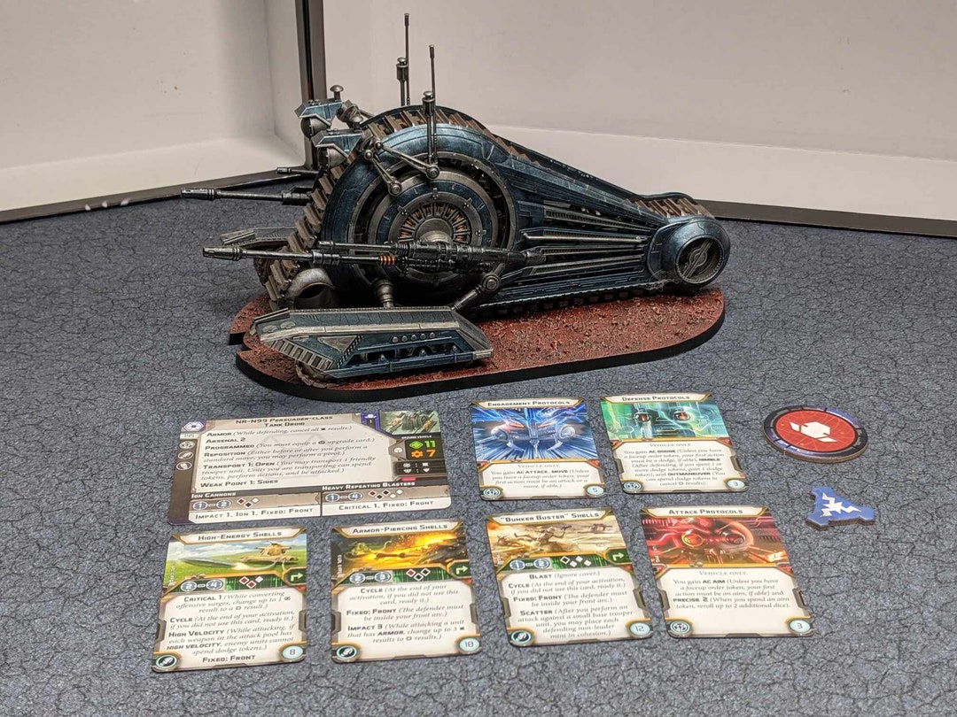 Star Wars Legion / Snail Tank / Fully Painted / Separatist / Droid Etsy