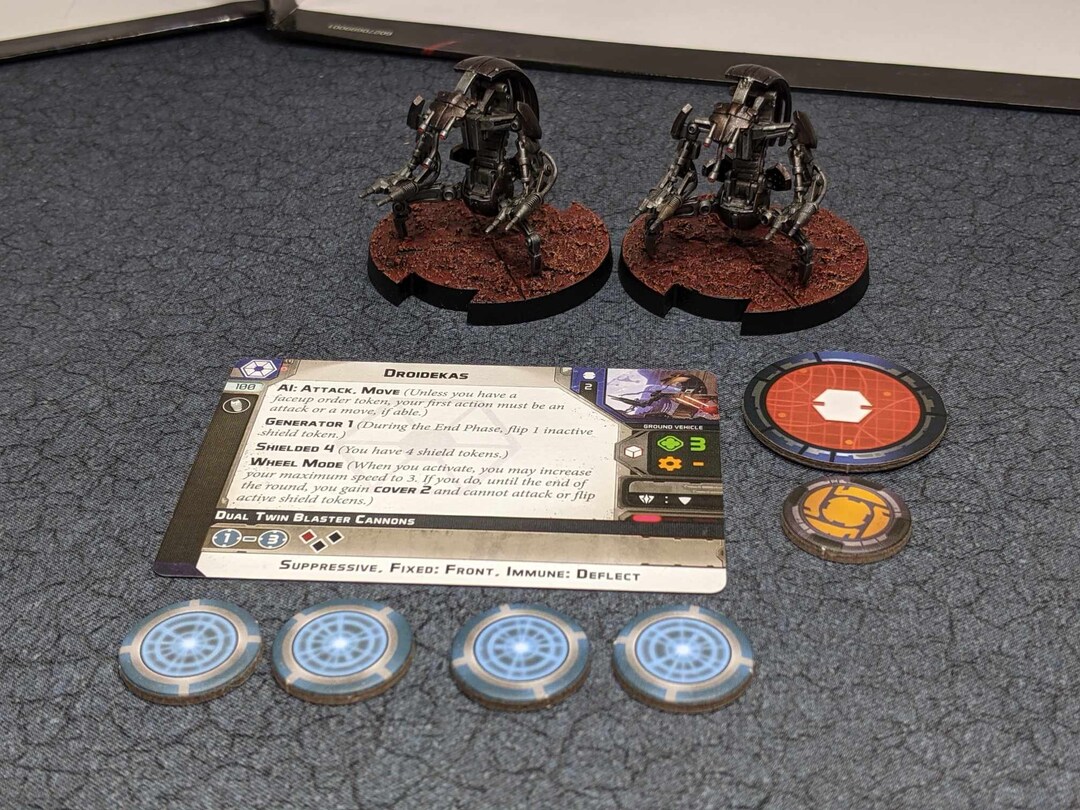 Star Wars Legion / Droideka Squad / Fully Painted / Separatist Etsy