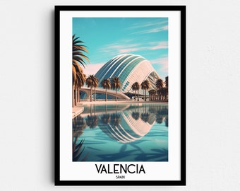 Valencia Spain Art Print, City of Arts and Sciences (Digital Download)