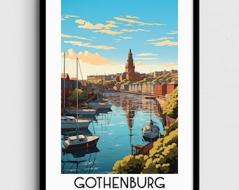 Gothenburg Sweden Travel Print, Scandinavia Art (Digital Download)
