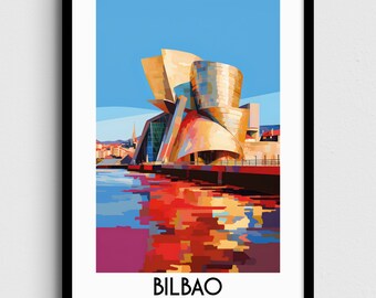 Flamingo Spanien Reise Poster, Europa Home Decor (Digitaler Download)