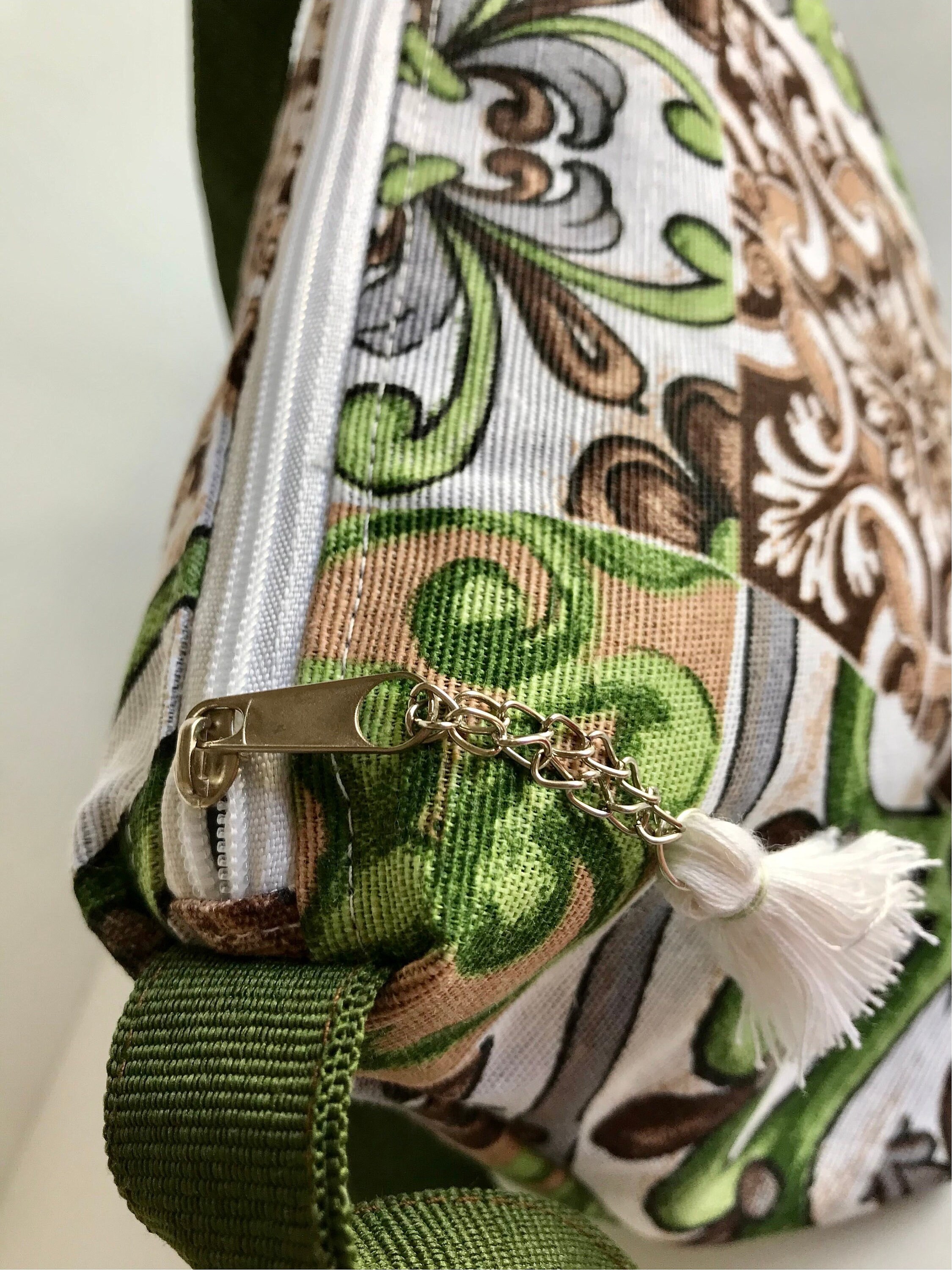 Sicilian Bag, Handmade Fabric Bag, Shoulder Bag, Gift for
