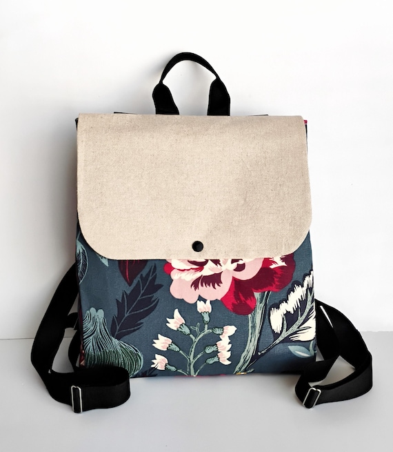 Sac Bandoulière Sac Ã Dos Fleuri Sac à Dos En Tissu Fleuri Fait