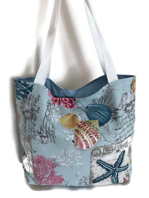 Bolso de playa de tela, bolso de tela boho hecho a mano, bolso de