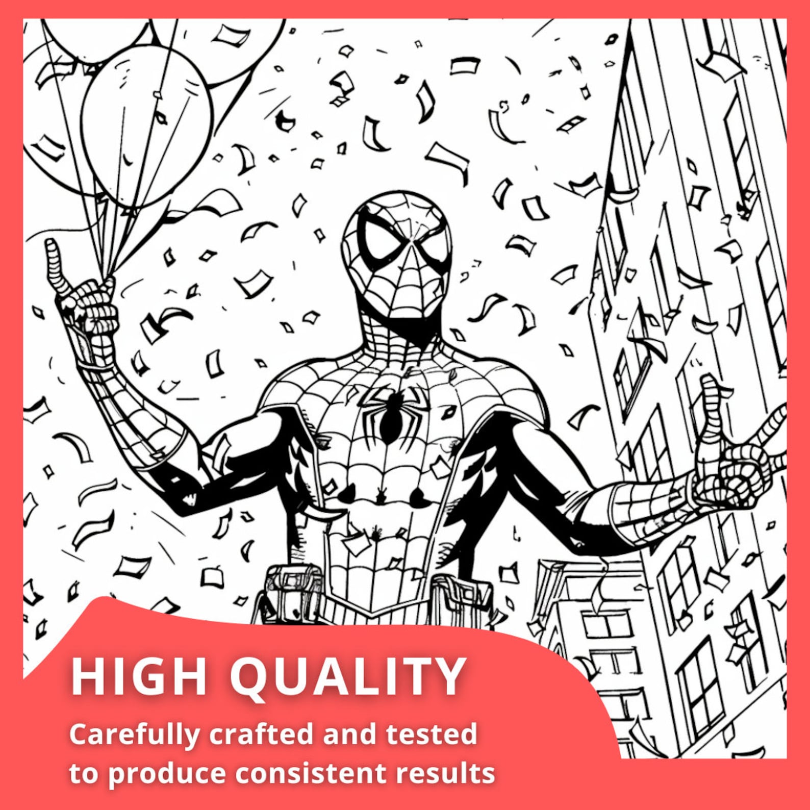 Spiderman Coloring Pages | Digital Download | Printable | Kids ...