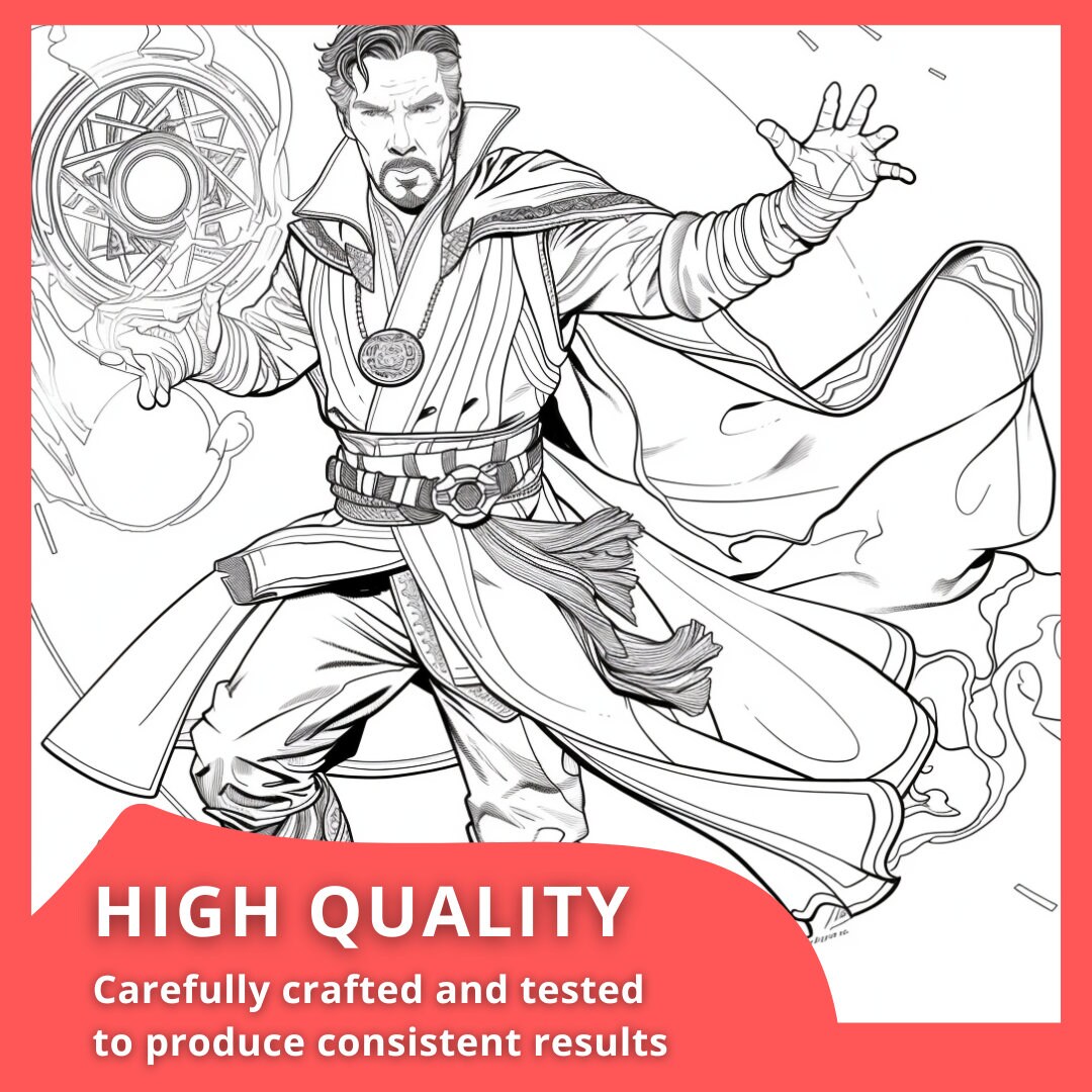 Marvel Heros Coloring Pages | Digital Download | Printable | Kids ...