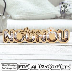 Nanny Kinderzimmer Kinderzimmer Geschenkdekoration, Lasergeschnittene digitale Datei, Svg dxf AI Eps für Glowforge lasergraviert, lasergeschnitten.