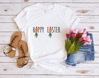 Happy Easter T-shirt, Hipster Tshirt, Carrot Shirt, Funny Easter Shirt, Easter Lover T-shirt, Funny Carrots Tee, Hipster Easter Shirt