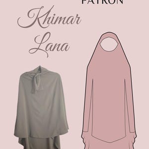 Khimar sewing pattern