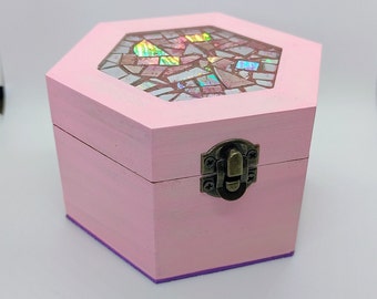 Mosaic Hexagonal Box