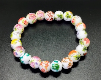 Porcelain Beaded Bracelet