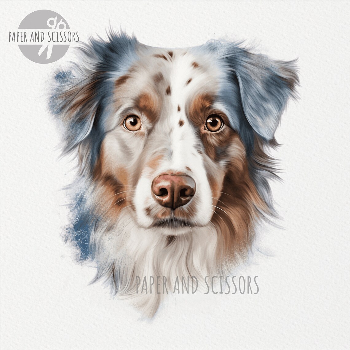 Australian Shepherd Dog Clipart, Aussie Dog PNG, Australian Dog ...