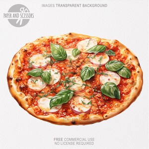 15 Pizza ClipArt, Pizza PNG, Pizza illustration, Watercolor Pizza, Italian Food PNG, Food ClipArt, Flowers PNG, Italian Pizza ClipArt image 3