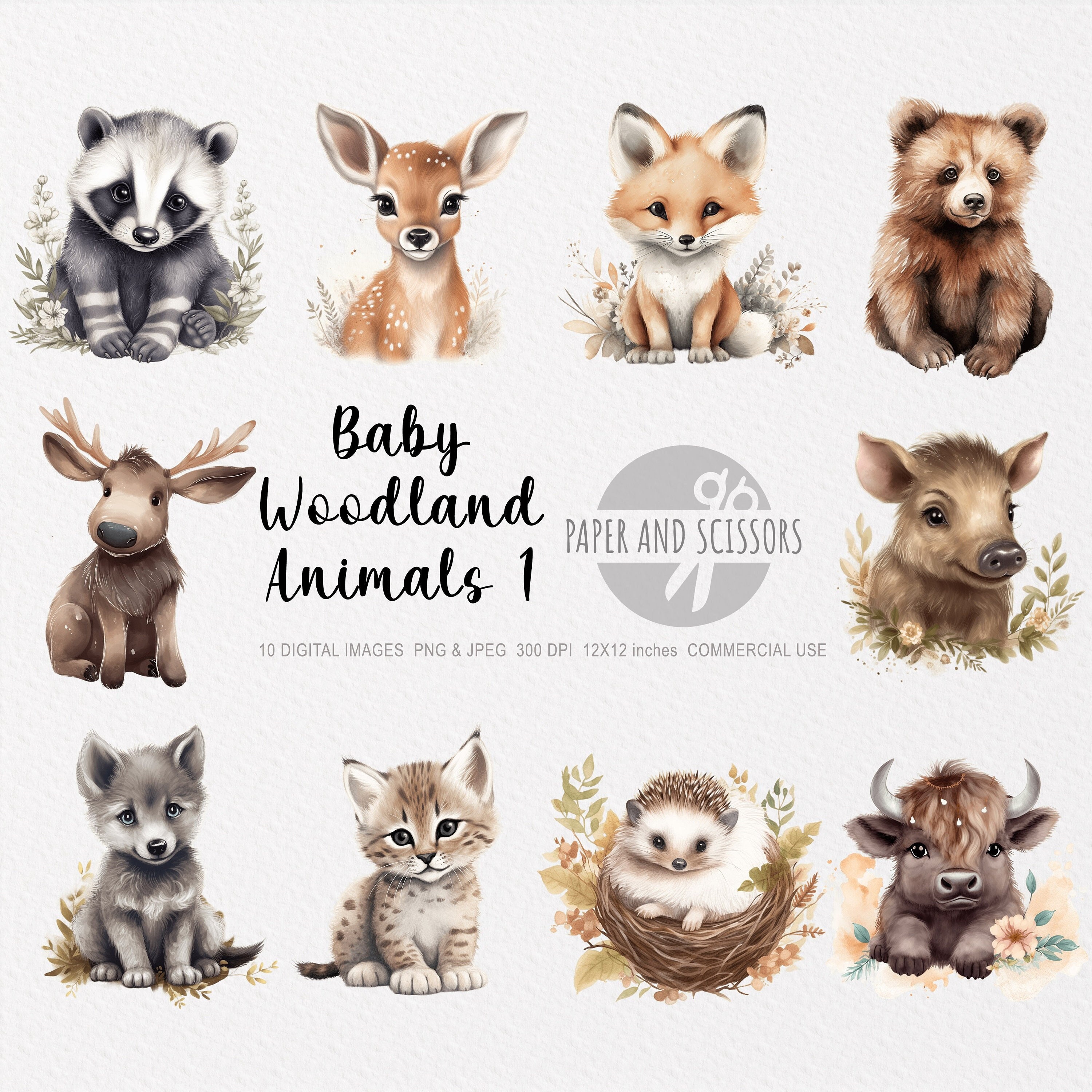 SVG: Woodland Animal Stencil Bundle. Animal Svg. Woodland Animals. Animal  Stencil Svg. Cute Animal Svg. SVG. PNG. 