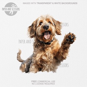 Cockapoo Clipart, Cockapoo PNG, Cockapoo Illustration, Dog Clipart ...