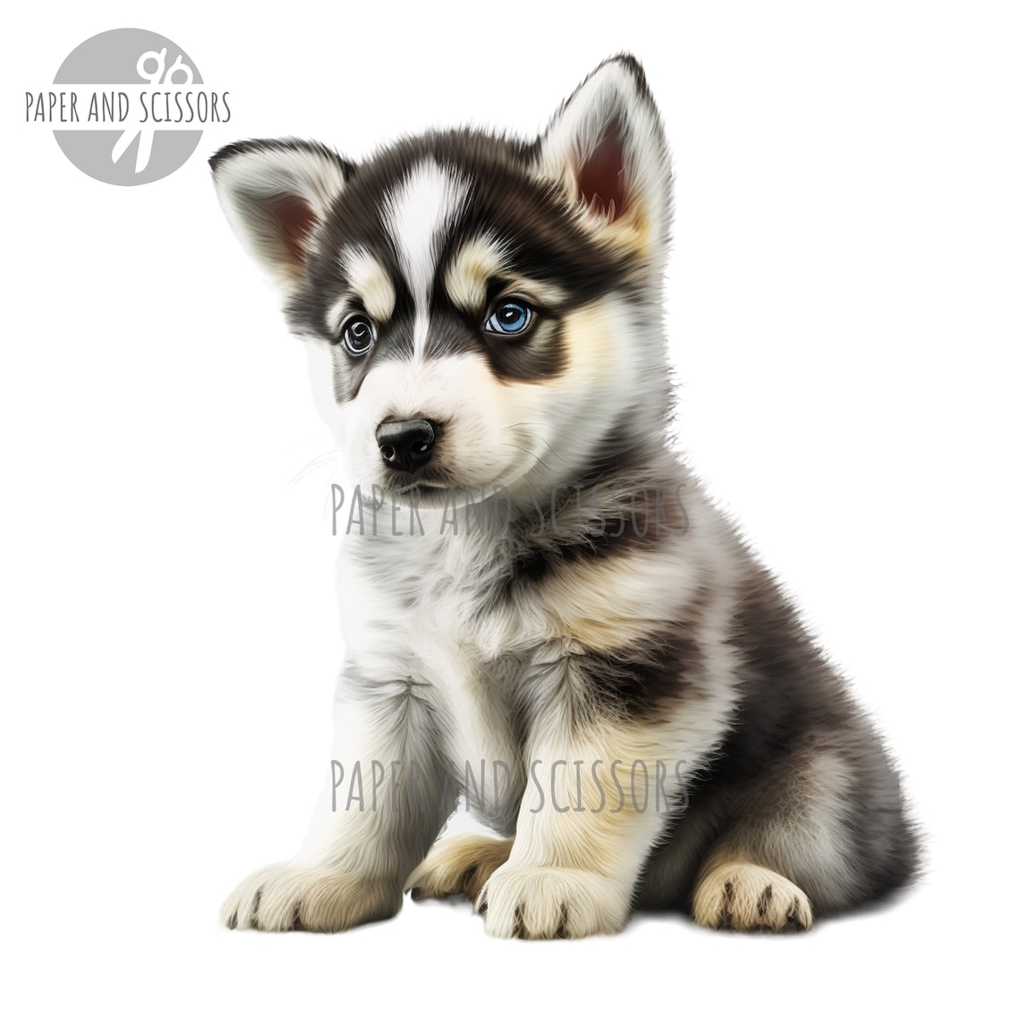 Husky Dog Clipart Husky PNG Husky Illustration Husky - Etsy