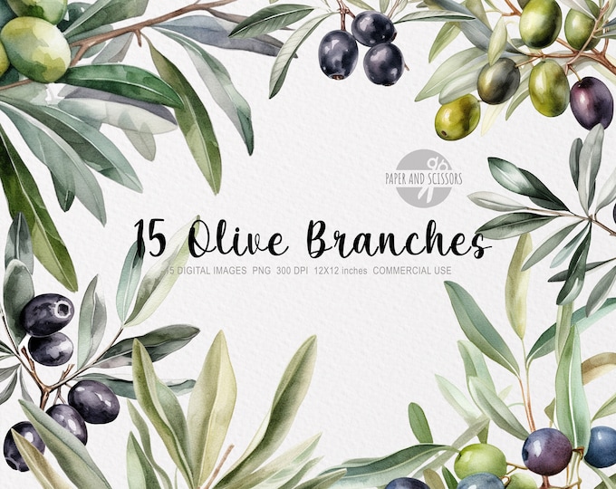 Olive Branches Photo Olive Branches Print, Botanical Print, Botanical ...