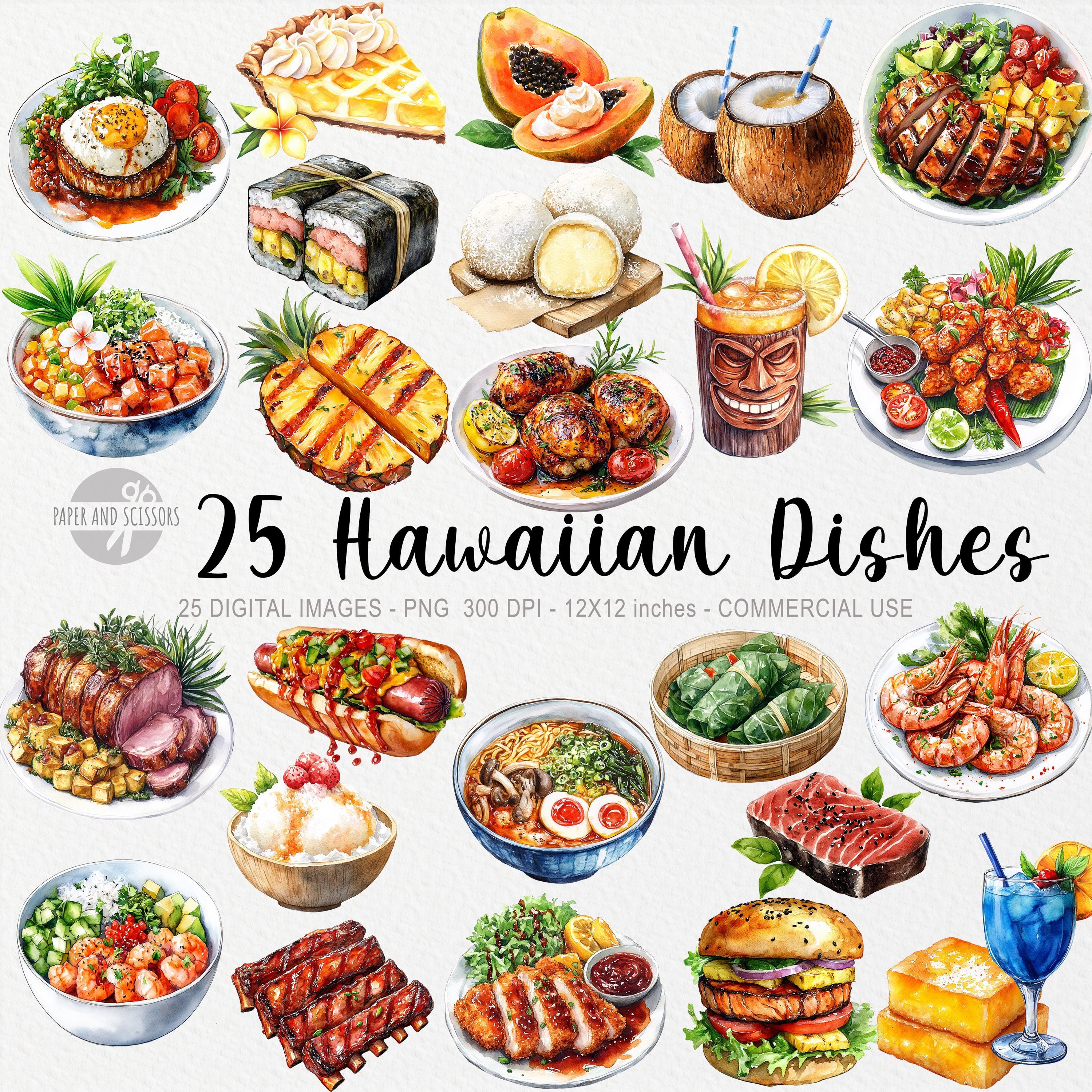  Hawaiian Menu の額装品 Hawaiian Menu Art - Etsy