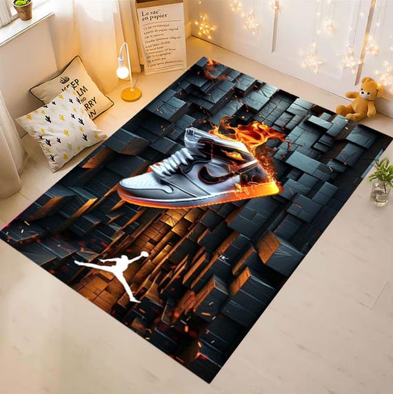 NIKE ナイキ ラグマット 玄関マット レア インテリア ラグ NIKE ナイキ