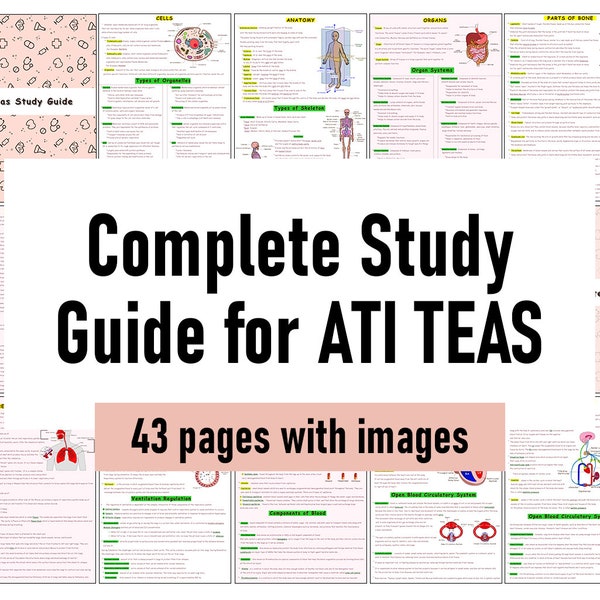 The complete ATI TEAS 7 Study Guide