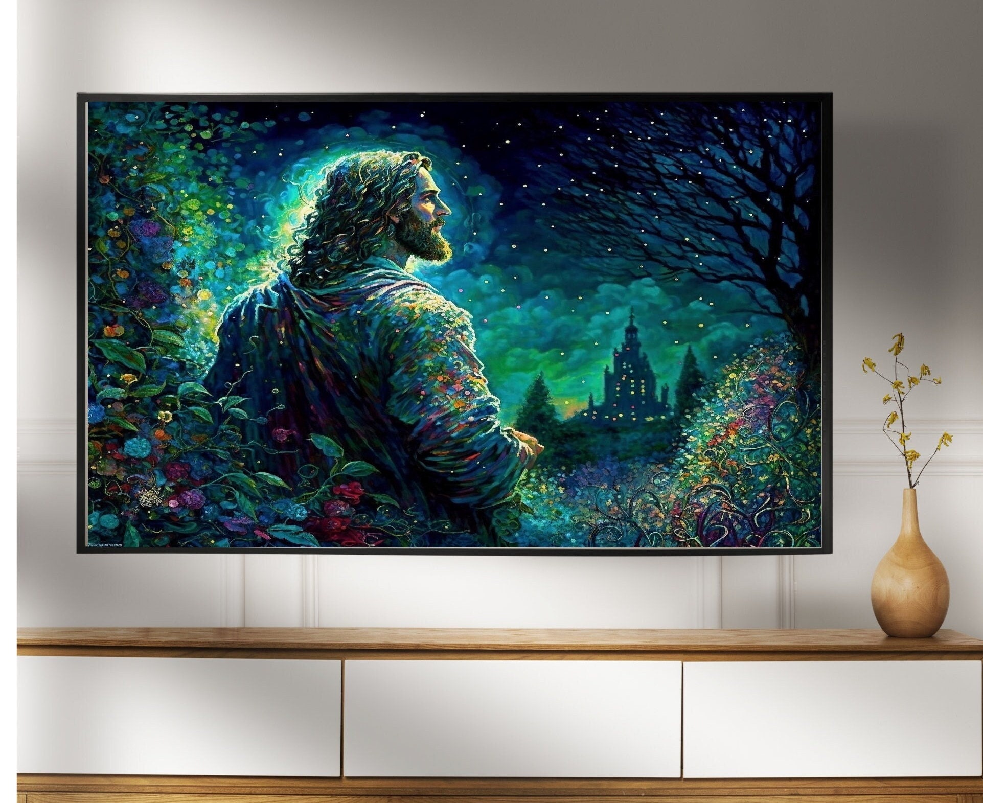 Printable Wall Art, the Light of the World, Christian Wall Art, Modern ...