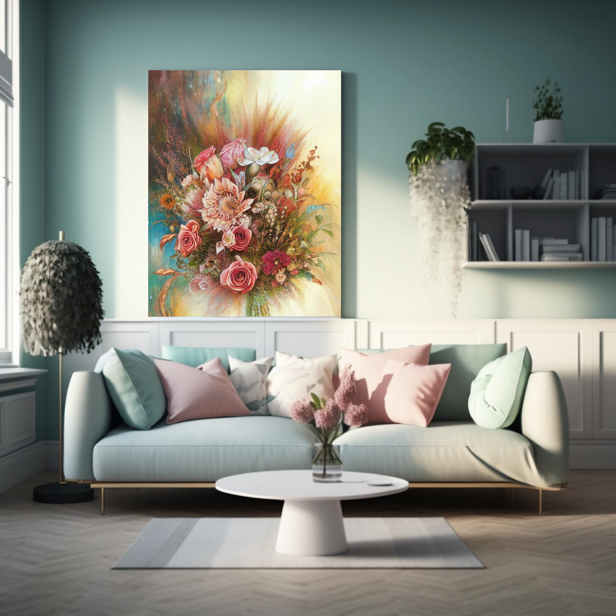 Printable Wall Art Feminine Wall Art Colorful Decor - Etsy