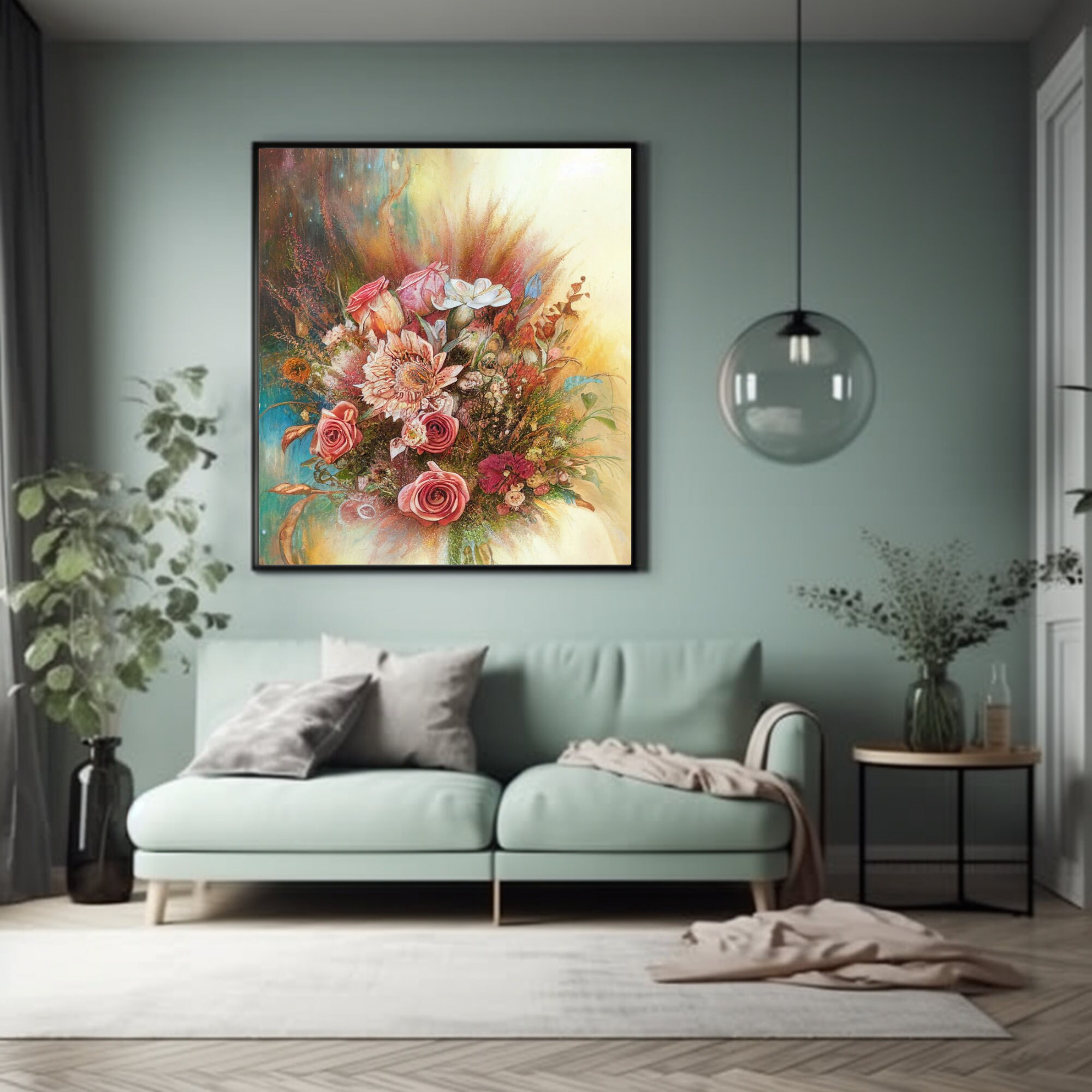 Printable Wall Art Feminine Wall Art Colorful Decor - Etsy