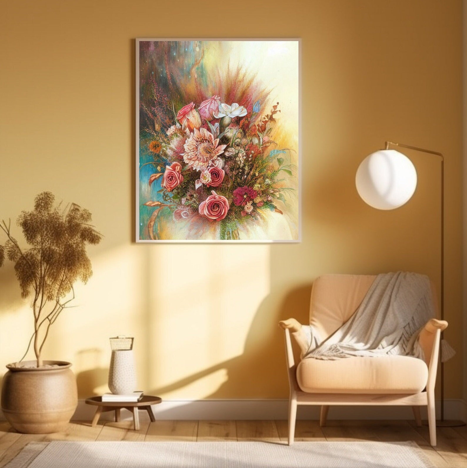 Printable Wall Art Feminine Wall Art Colorful Decor - Etsy