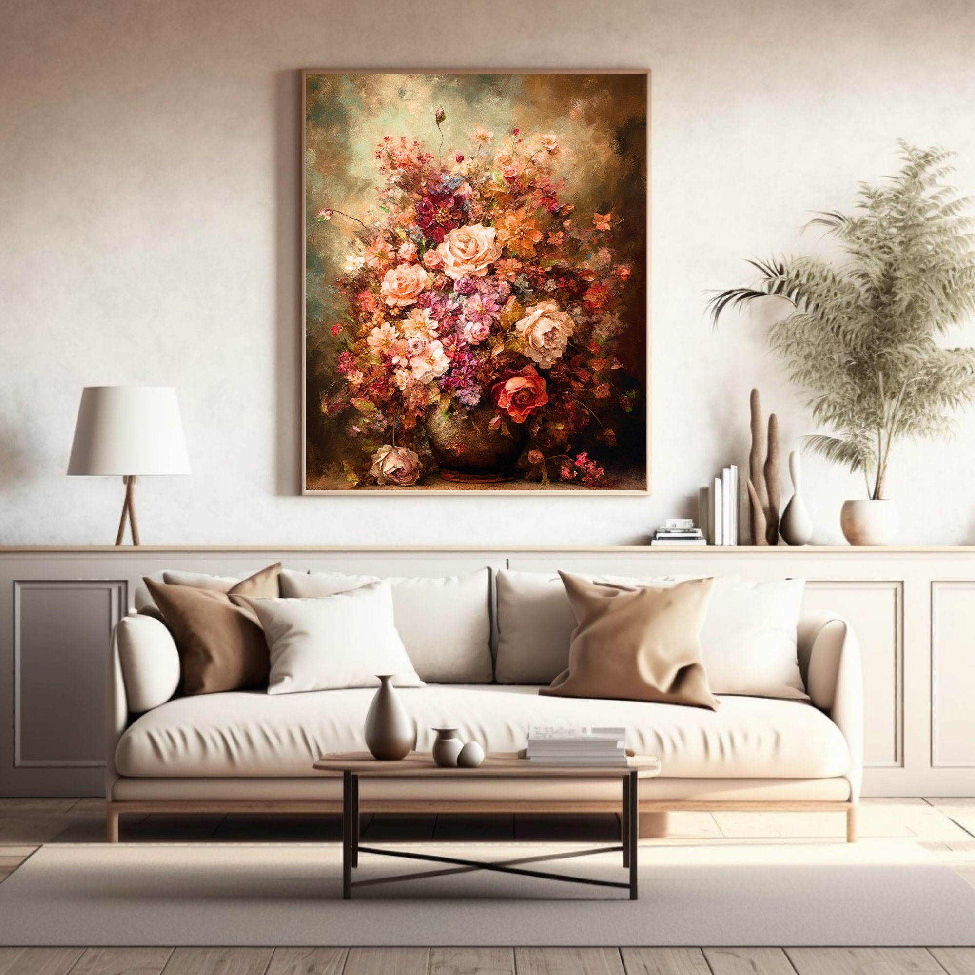 Printable Art, Vintage Floral Wall Art, Coquette Room Decor, Pink ...