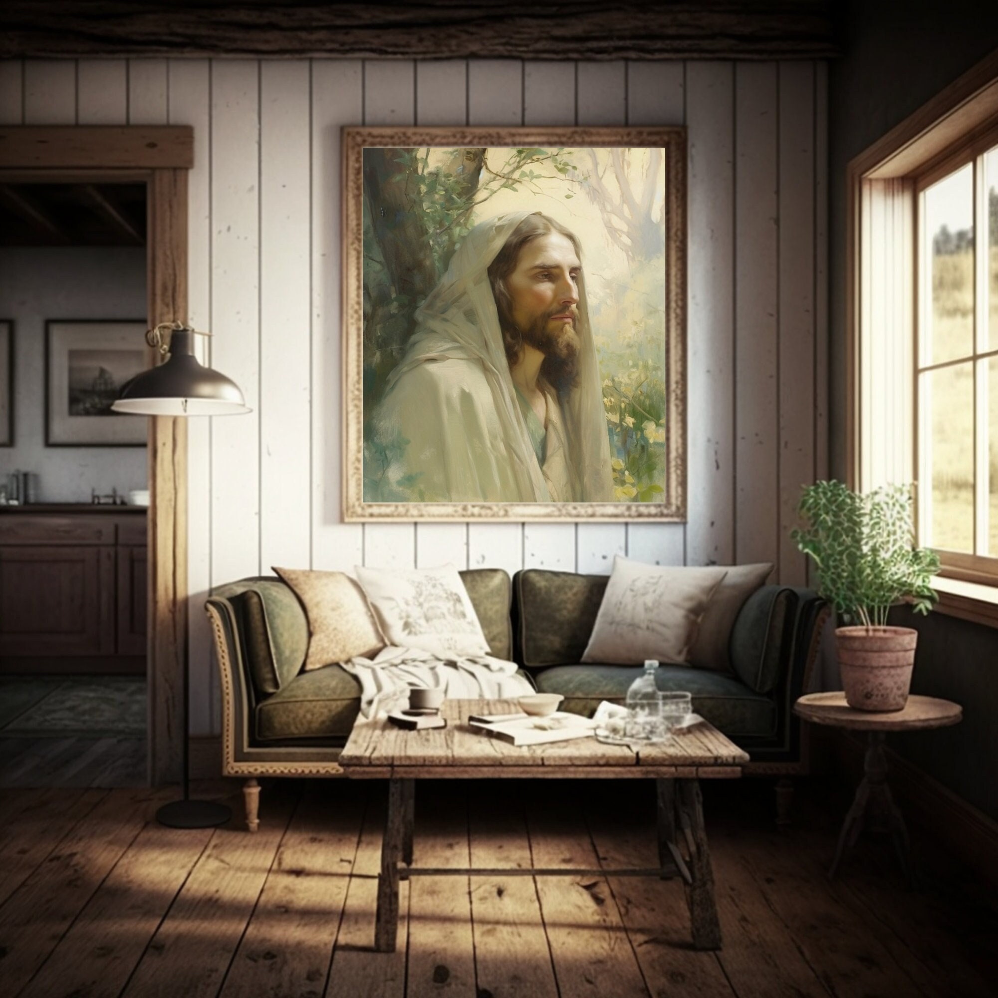Printable Art, Picture of Jesus, Christian Artwork, Jesus Wall Art, Biblical Wall Art, Jesus ...