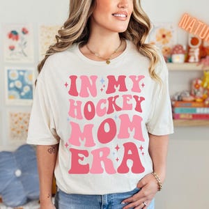 Hockey Mom Shirt, In My Hockey Mom Era, Retro Hockey Season Shirt, High School Hockey, Sports Mom Shirt, Hockey Mom Gift