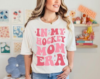 Hockey Mom Shirt, In My Hockey Mom Era, Retro Hockey Season Shirt, High School Hockey, Sports Mom Shirt, Hockey Mom Gift