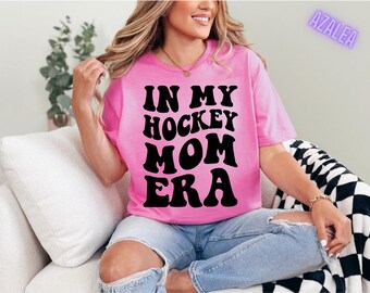 Hockey Mom Shirt, In My Hockey Mom Era, Retro Hockey Season Shirt, High School Hockey, Sports Mom Shirt, Hockey Mom Gift