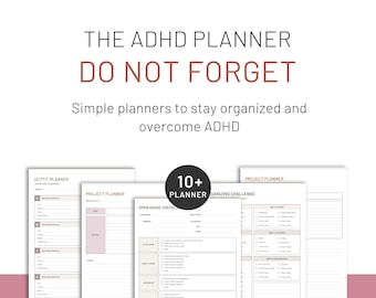 ADHD Digitital Planner - Ultimate Pack